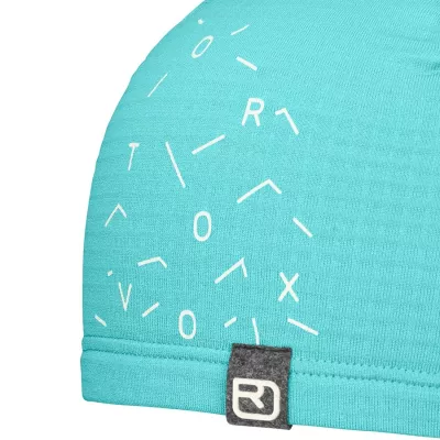 ORTOVOX FLEECE LIGHT GRID BEANIE ice waterfall čepice