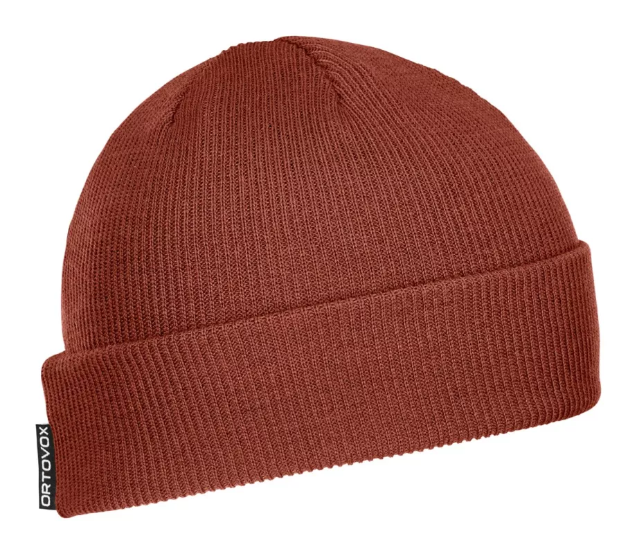 ORTOVOX NICHOLSON RIB BEANIE clay orange čepice