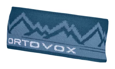 ORTOVOX PEAK HEADBAND petrol blue čelenka 