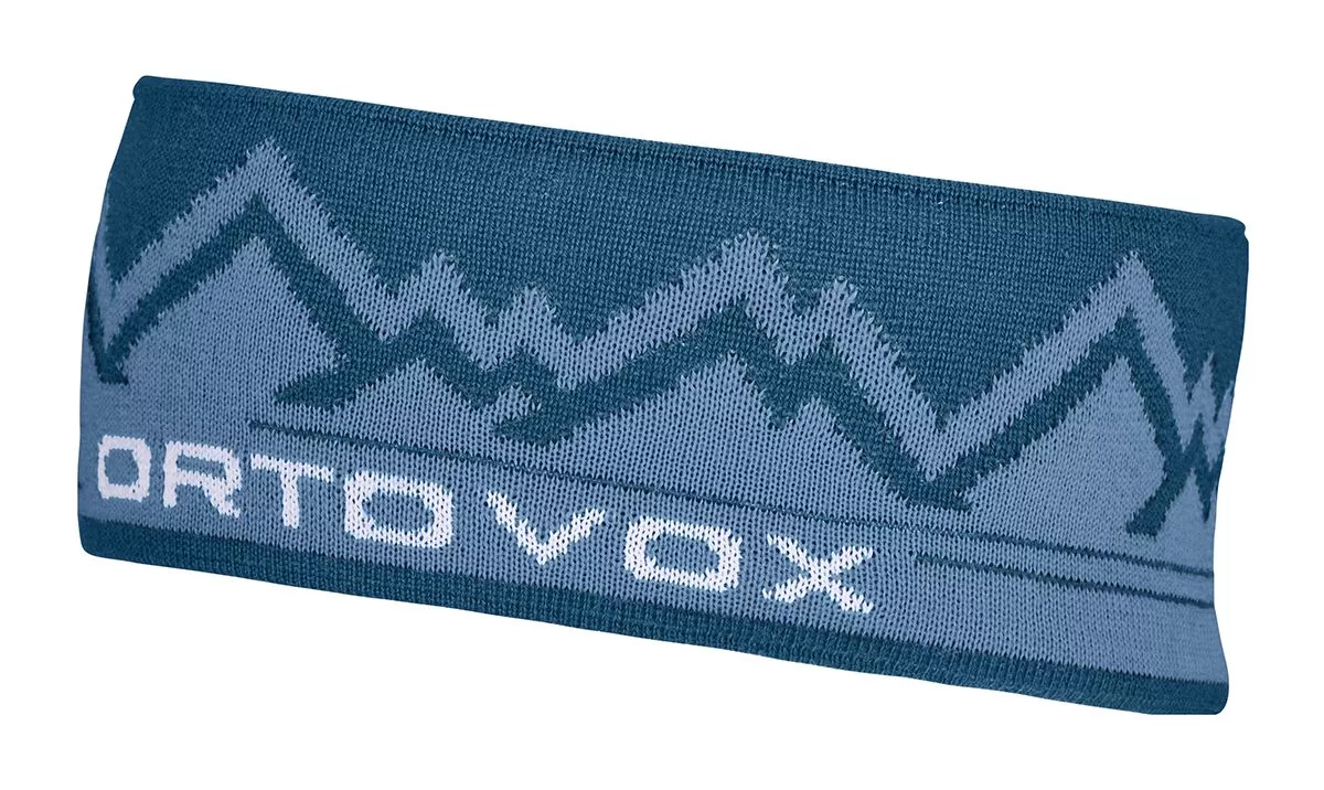 ORTOVOX PEAK HEADBAND petrol blue čelenka