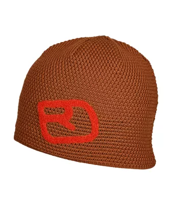 ORTOVOX ROCK'N'WOOL BEANIE bristle brown čepice 