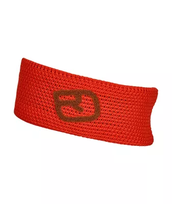 ORTOVOX ROCK'N'WOOL HEADBAND hot orange čelenka 