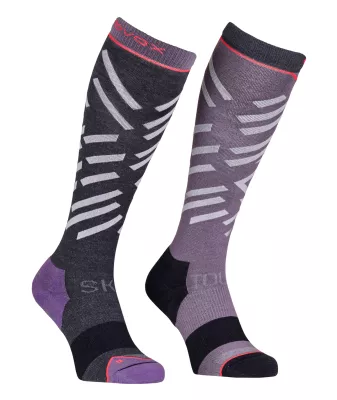 ORTOVOX SKI TOUR LONG SOCKS W black raven dámské ponožky | 35-38, 39-41, 42-44