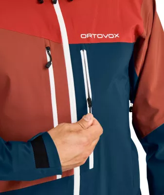 ORTOVOX WESTALPEN 3L JACKET M deep ocean pánská nepromokavá bunda