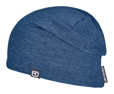 ORTOVOX WONDERWOOL BEANIE mountain blue čepice 