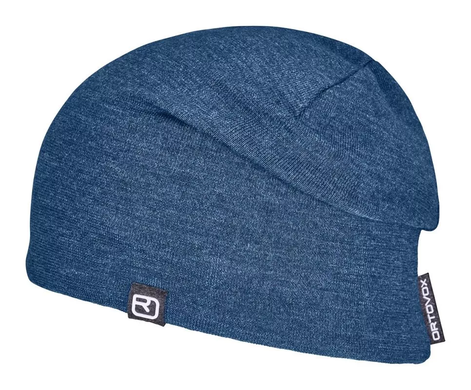 ORTOVOX WONDERWOOL BEANIE mountain blue čepice