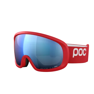 POC FOVEA prismane red/partly sunny blue sjezdové brýle 