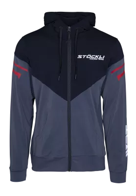 STÖCKLI HOODY JACKET FULLZIP WRT antra-black pánská mikina  | M/50, L/52, XL/54