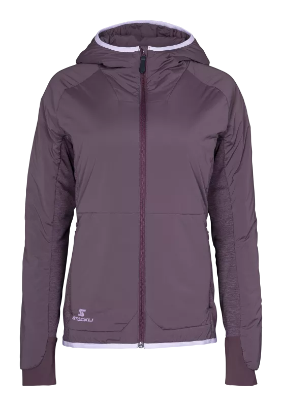 STÖCKLI INSULATOR HOODY MONTERO bordeaux dámská bunda Stöckli