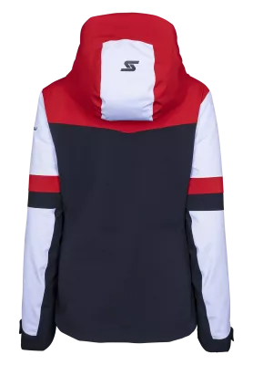 STÖCKLI SKIJACKET PERFORMANCE white-red-black dámská lyžařská bunda Stöckli