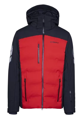 STÖCKLI SKIJACKET WRT CROSS PRO red-black pánská lyžařská bunda  | M/50, L/52, XL/54