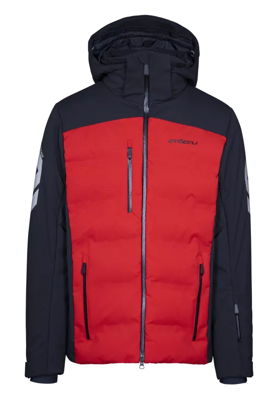 STÖCKLI SKIJACKET WRT CROSS PRO red-black pánská lyžařská bunda Stöckli