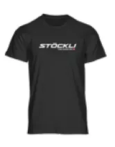 STÖCKLI T-SHIRT UNI black pánské tričko  | S/46, M/50, L/52, XL/54