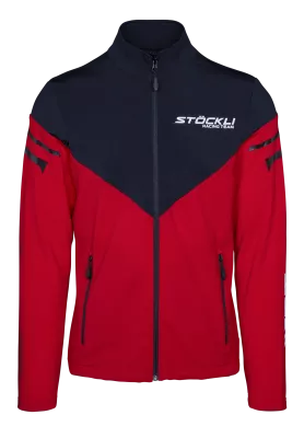 STÖCKLI TECHNOSTRETCH WRT red-black pánská mikina Stöckli