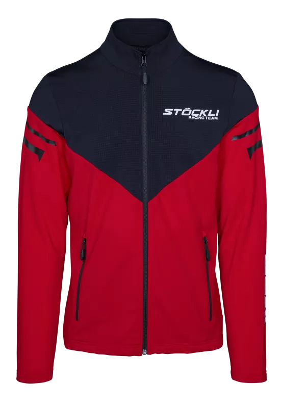 STÖCKLI TECHNOSTRETCH WRT red-black pánská mikina Stöckli