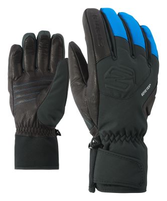 ZIENER GONZALES GTX black blue lyžařské rukavice  | 9,5