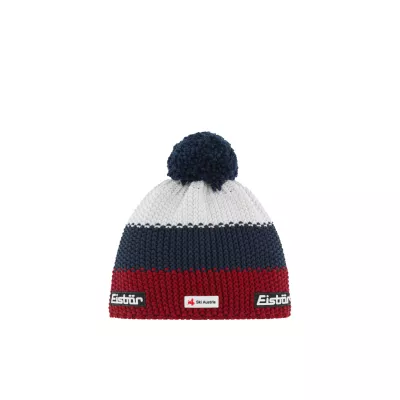 EISBÄR STAR POMPON MÜ SKA red-navy-white čepice 