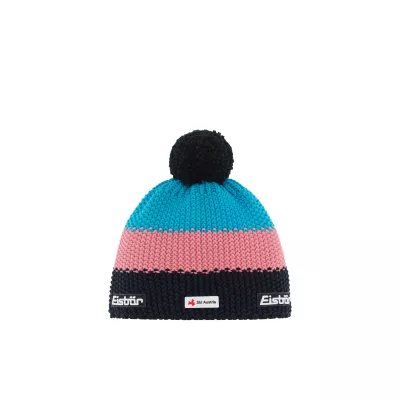 EISBÄR STAR POMPON SKA KIDS navy-red-white dětská čepice 