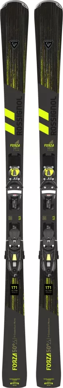 ROSSIGNOL FORZA 50° V-CAM KONECT + vázání NX 12 KONECT GW B80 BLK YELW / RAMPX01+FCMCN02 sjezdové lyže set