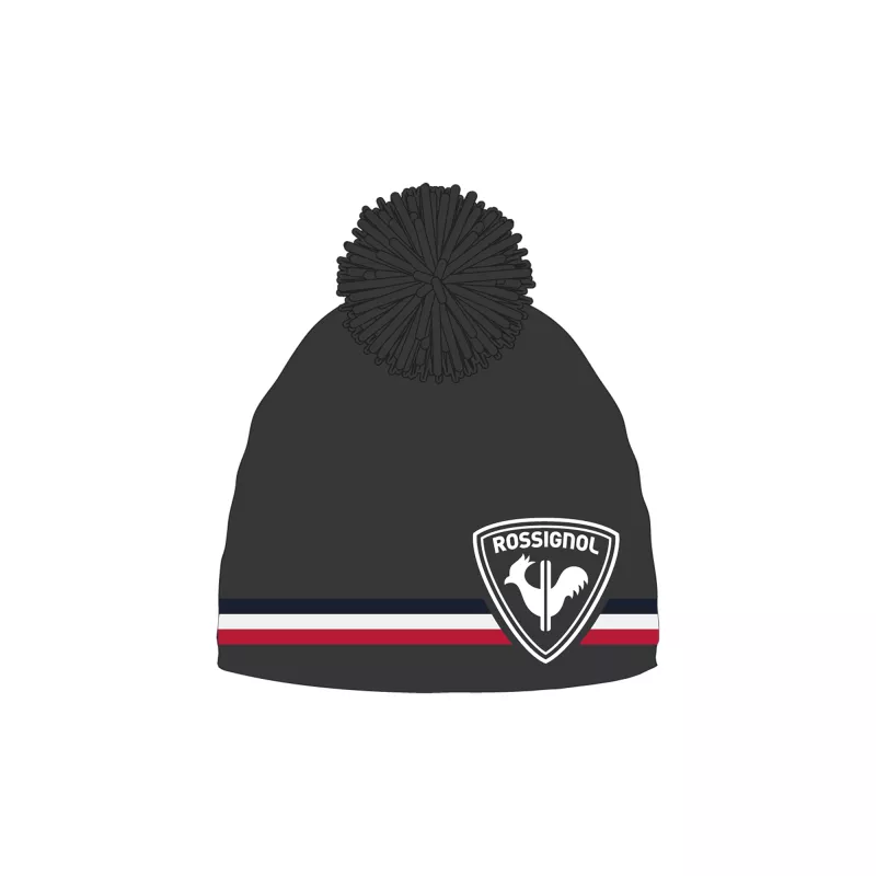 ROSSIGNOL ROOSTER POMPON black čepice