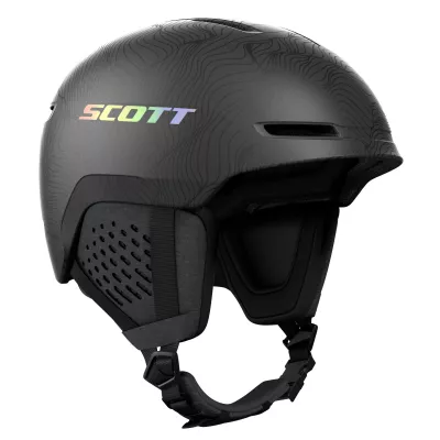 SCOTT TRACK granite black/holo grey lyžařská helma  | M (55-59 cm), L (59-61 cm)
