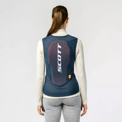 SCOTT VEST AIRFLOW W's dark blue/magnolia purple dámský chránič páteře