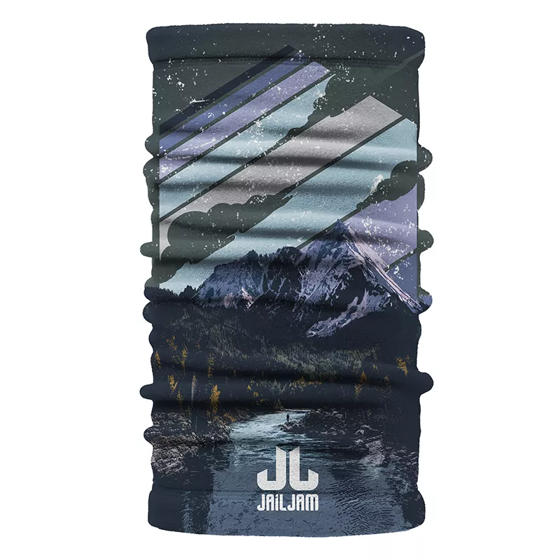 JAILJAM MULTIFUNCTIONAL PRINTED LOOP blueberry nákrčník