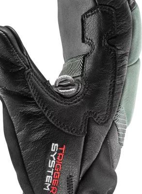 LEKI GRIFFIN BASE 3D Women Mitt black-dusty green dámské lyžařské rukavice