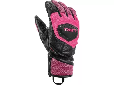 LEKI WCR VENOM 3D Junior black-pink dětské lyžařské rukavice | 5, 6, 7