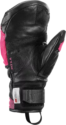 LEKI WCR VENOM 3D Junior Mitt black-pink dětské lyžařské rukavice