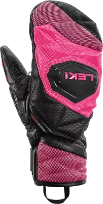 LEKI WCR VENOM 3D Junior Mitt black-pink dětské lyžařské rukavice | 6