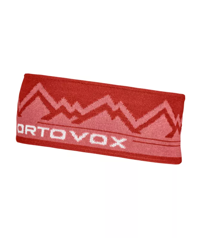 ORTOVOX PEAK HEADBAND sunset orange čelenka