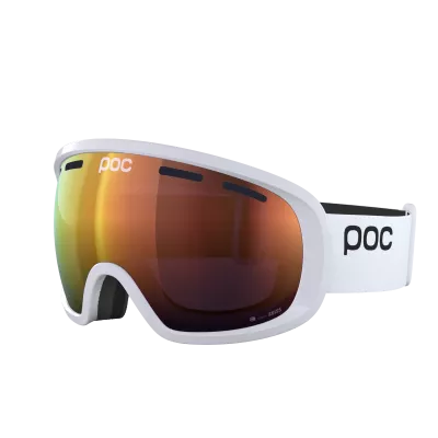 POC FOVEA hydrogen white/partly sunny orange sjezdové brýle 