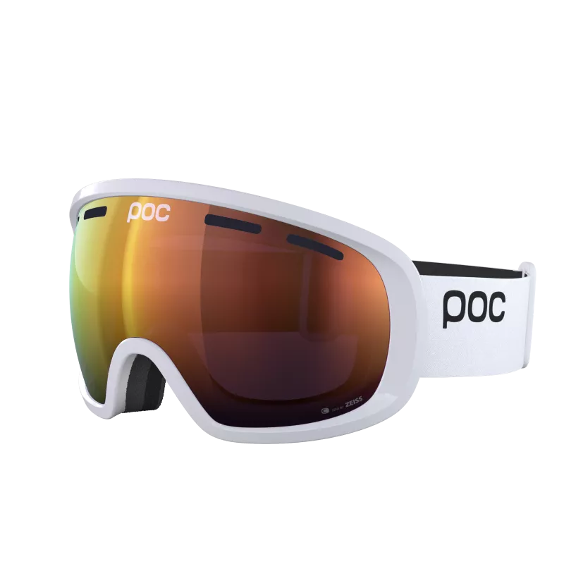 POC FOVEA hydrogen white/partly sunny orange sjezdové brýle