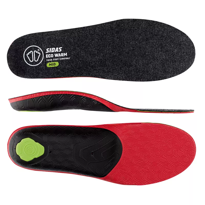 SIDAS 3FEET ECO WARM MID sportovní vložky pro střední klenbu