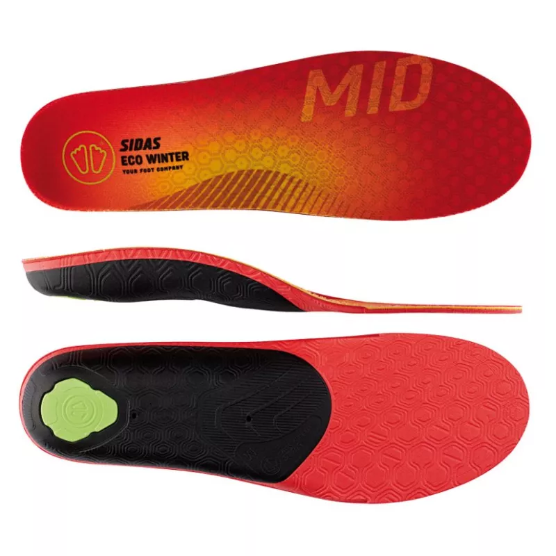 SIDAS 3FEET ECO WINTER MID sportovní vložky pro střední klenbu