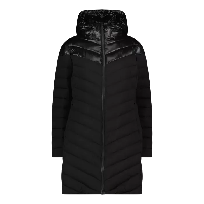 CMP WOMAN COAT SNAPS HOOD dámský kabát