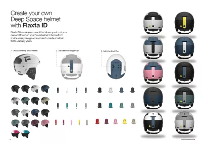 FLAXTA DEEP SPACE Silicon Goggle Clip dust blue