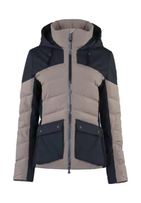 STÖCKLI STYLE beige-black dámská lyžařská bunda  | 36, 38, 40, 42