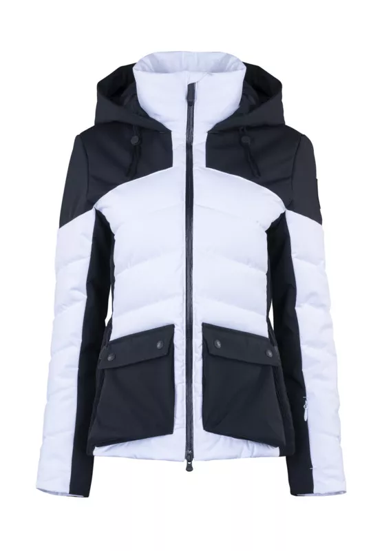 STÖCKLI STYLE white-black dámská lyžařská bunda Stöckli