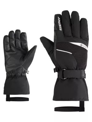 ZIENER GALERIUS-Z GTX black white lyžařské rukavice