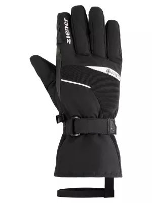 ZIENER GALERIUS-Z GTX black white lyžařské rukavice  | 8, 8,5, 9, 9,5