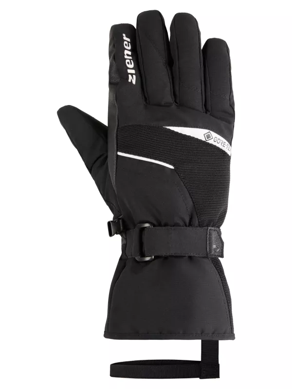 ZIENER GALERIUS-Z GTX black white lyžařské rukavice