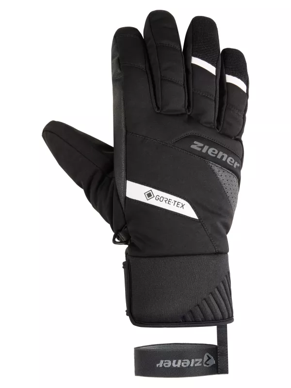 ZIENER GOKONI-Z GTX black lyžařské rukavice