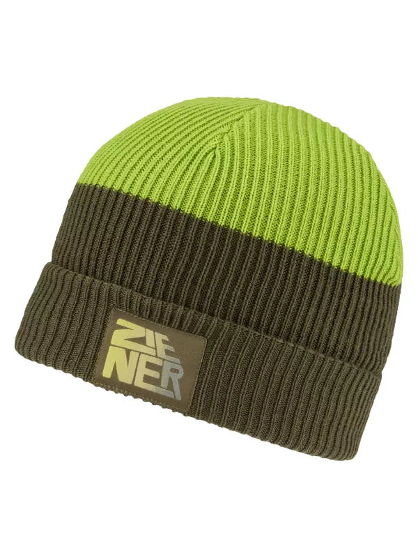 ZIENER IKADELLO-Z BOYS AHT electric grass dětská čepice