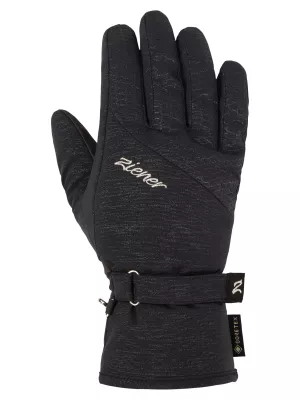 ZIENER KLAIRE-Z GTX + GORE PLUS WARM LADY black ink spark dámské lyžařské rukavice  | 6,5, 7, 7,5