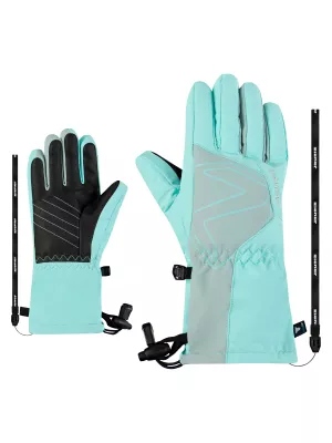 ZIENER LAVAL-Z AS® AW JUNIOR radiant lagoon dětské lyžařské rukavice