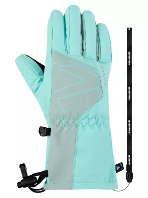ZIENER LAVAL-Z AS® AW JUNIOR radiant lagoon dětské lyžařské rukavice  | 4, 4,5, 5, 5,5