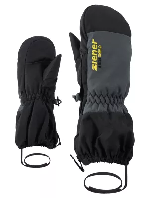 ZIENER LEVI-Z AS® MINIS black dětské lyžařské rukavice