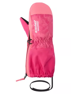 ZIENER LEVI-Z AS® MINIS tie dye pop pink dětské lyžařské rukavice  | 86, 92, 98, 104